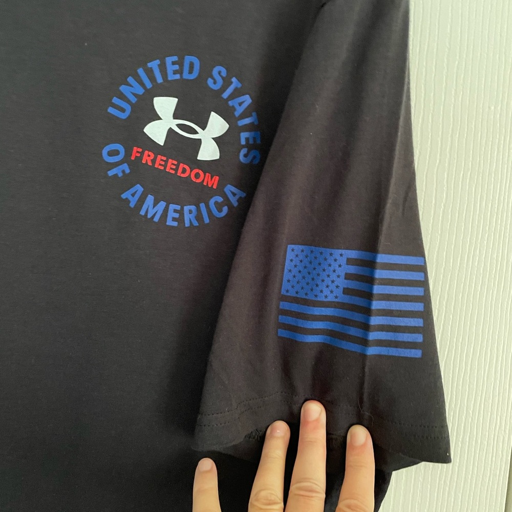NWT Under Armor Freedom Tee Shirt